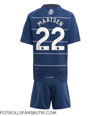 Aston Villa Ian Maatsen #22 Replika Tredje Tröja Barn 2024-25 Kortärmad (+ Korta byxor)